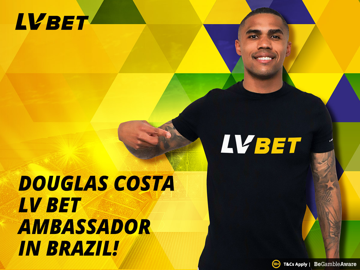LV BET announces Douglas Costa as Brand Ambassador for Brazil
